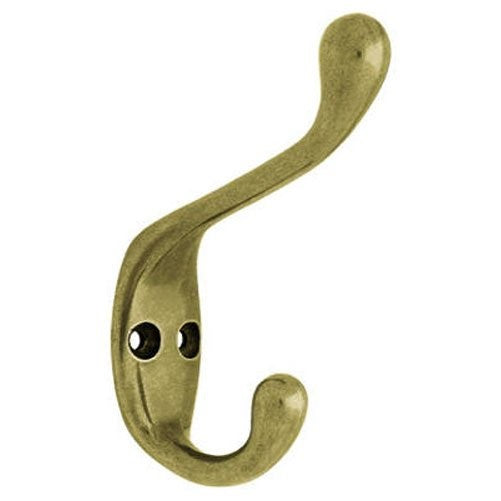 Liberty B42302Q-AB-C5 3-Inch Heavy Duty Coat and Hat Hook, Antique Brass