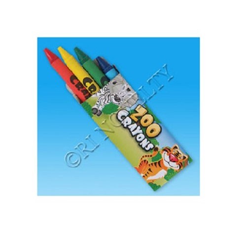 12 Boxes of Crayons Zoo Animal Box 4 Per Box