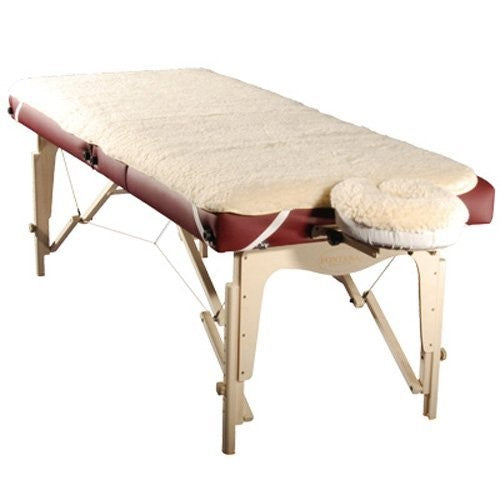 Therapist's Choice Massage Table Fleece Pad set, 2 PC Set (Massage Table not included)