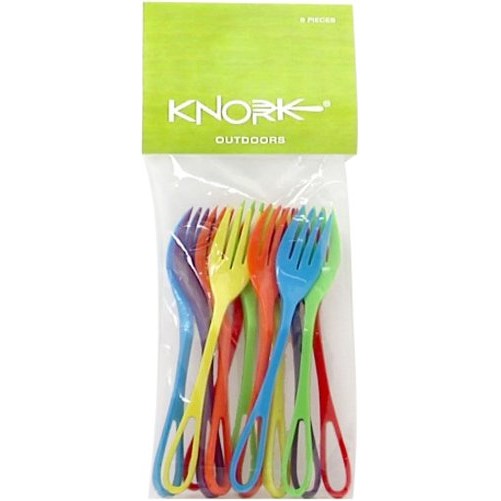 Knork 38 Lunch Set 12 Piece Plastic Fork Utensils