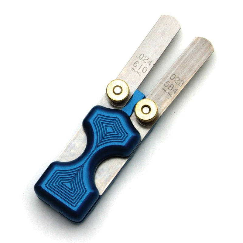 LSM Racing Products FH-200BL Blue Dual Feeler Gauge Holder