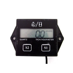 GXG-1987 Digital Hour Meter Tachometer Tach Tacho for Yamaha Honda Kawasaki BMW