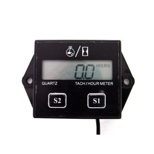 GXG-1987 Digital Hour Meter Tachometer Tach Tacho for Yamaha Honda Kawasaki BMW