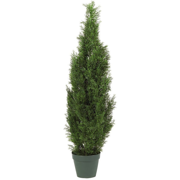 Nearly Natural 5172 Cedar Silk Tree, 4-Feet, Green