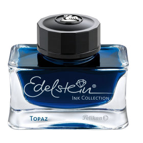 Pelikan Edelstein Bottled Ink for Fountain Pens, Blue Topaz, 50ml, 1 Each (339382)