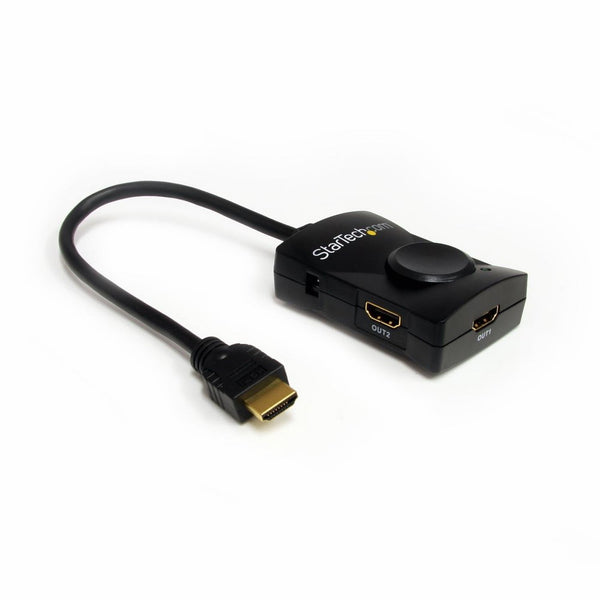 StarTech.com HDMI Splitter 1 In 2 Out – 1080p – 2 Port – USB-Powered – HDMI Multi Port – HDMI Audio Splitter