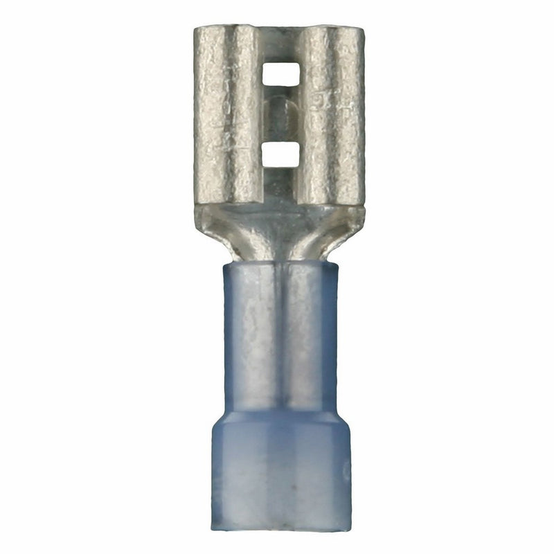 Install Bay BNFD250F Fully Insulated Nylon 16/14 Gauge .250 Female, Blue (100-Pack)