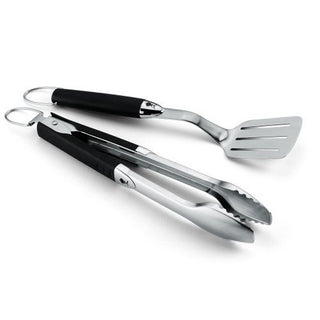 Weber 6645 Original Portable 2-Piece Stainless Steel Tool Set