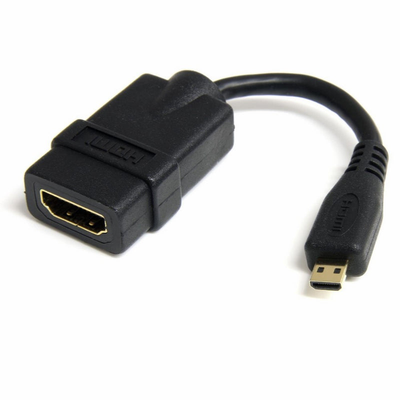 StarTech.com 5in High Speed HDMI Adapter Cable - HDMI to HDMI Micro - F/M - 5 inch Micro HDMI Adapter - HDMI Female to Micro HDMI Male