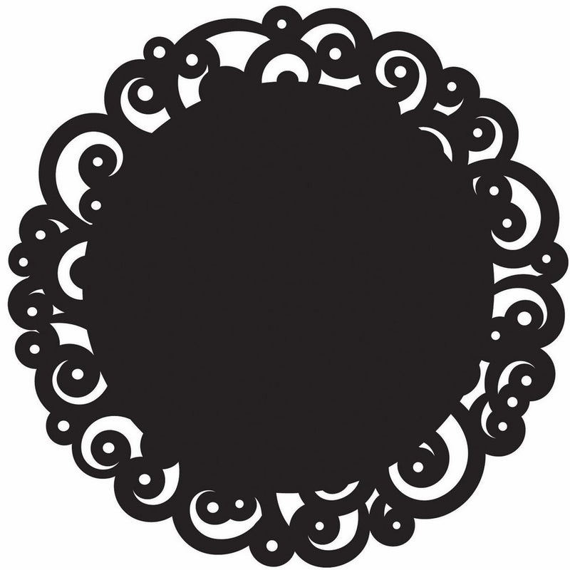 Wilton Black Swirl 12-Inch Cake Doilies, 6 Count