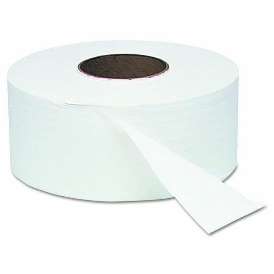 Windsoft 200 White Jumbo Roll One-Ply Bath Tissue, 9" dia, 2000 ft (Case of 12)