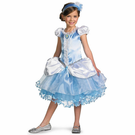 Disguise Girl's Disney Cinderella Tutu Prestige Costume, 3T-4T