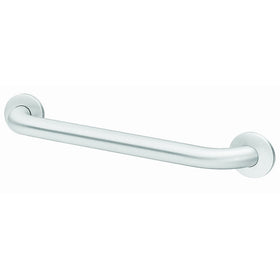Bradley 8120-001360 Heavy Duty Stainless Steel Standard Grab Bar with Concealed Mounting, 1-1/2" OD x 36" Length