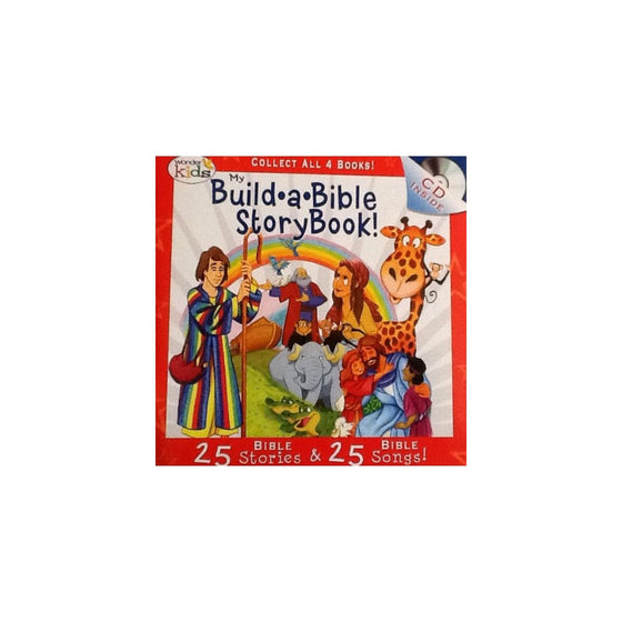 My Build A Bible Storybook! Disc 3- 25 Bible Stories, 25 Bible Songs on Included Music CD - By Wonder Kids