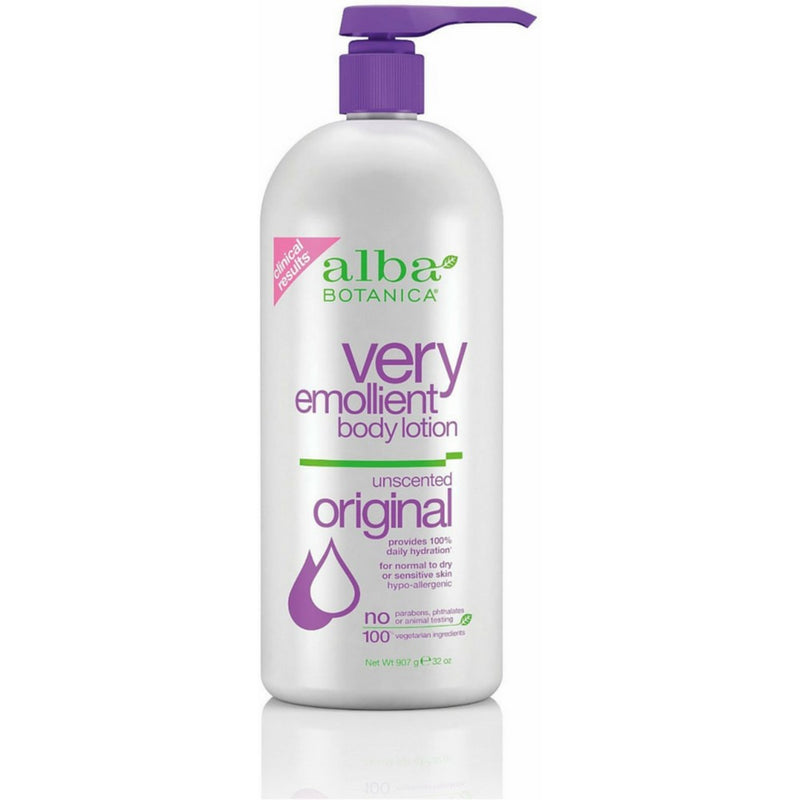 Alba Botanica Very Emollient Body Lotion Unscented - 32 fl oz