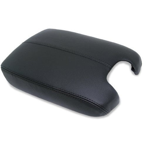 Honda Accord Leather Console Lid Armrest Cover Black (Leather Part Only) by AAAUPHOLSTER