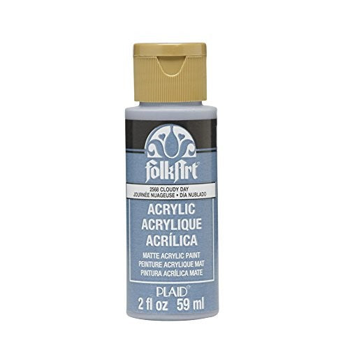 FolkArt Plaid:Craft Acrylic Paint, 2-Ounce, Cloudy Day