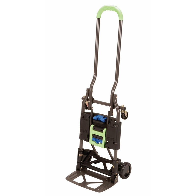 Cosco Shifter 300-Pound Capacity Multi-Position Heavy Duty Folding Hand Truck and Dolly, Green
