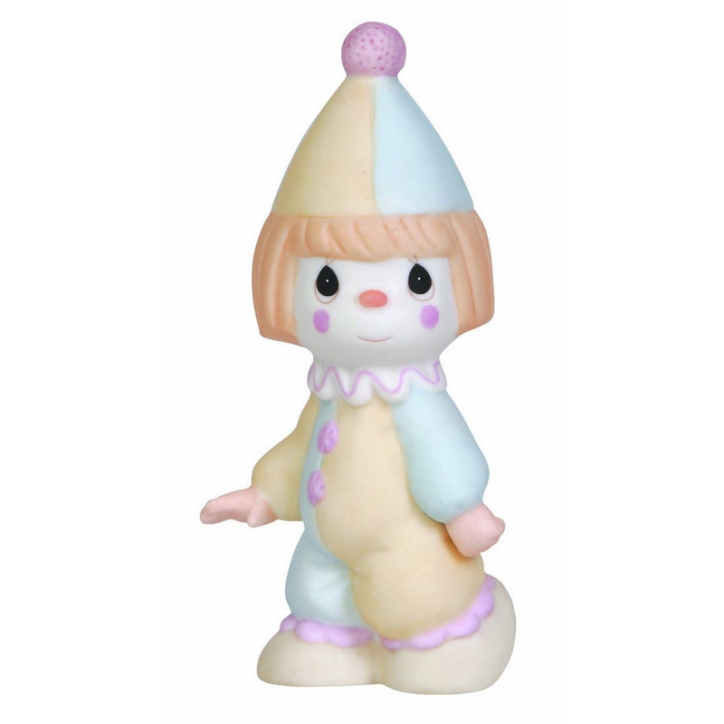 Precious Moments,Bless The Days Of Our Youth, Birthday Train Bisque Porcelain Figurine, 142019