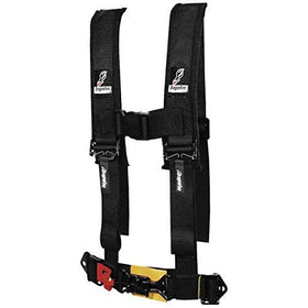 Dragonfire Racing 4-Point Racing Harness Restraints - 2in Sewn Black - Youth 14-0022