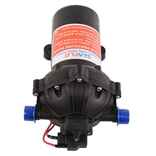 HotTool 12v Water Diaphragm Pump 20L/min 5.5Gpm 60Psi - Marine RV Boat Sprayer Pump