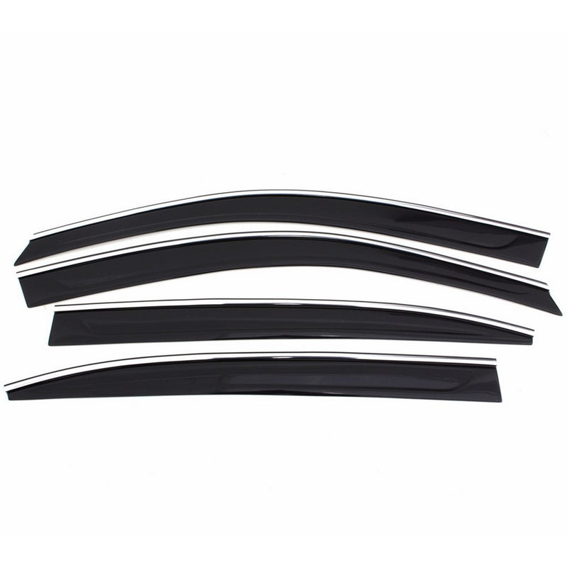 Auto Ventshade 794025 Low Profile Ventvisor with Chrome Trim, 4-Piece Set for 2015-2017 Toyota Camry
