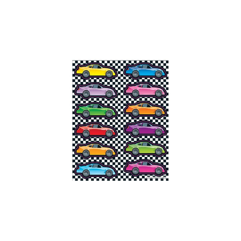 Carson Dellosa Race Cars Shape Stickers (168065)