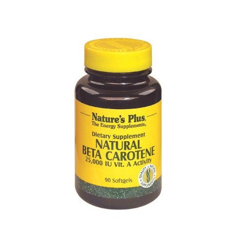 Nature's Plus - Natural Beta Carotene Softgels 90