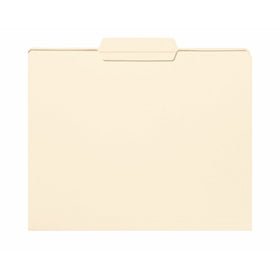 Smead File Folder, Reinforced 1/3-Cut Tab Center Position, Letter Size, Manila, 100 Per Box (10336)