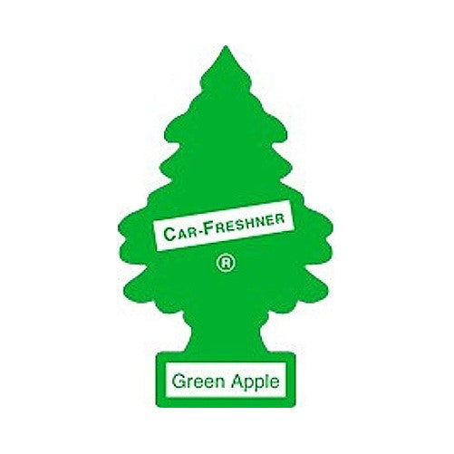 Car Freshner 10316 Little Trees Air Freshener Green Apple Scent - Single Tree per Package