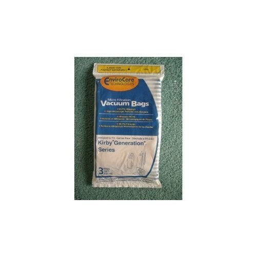 Kirby Generation 3, 4, 5, 6, Sentria Vacuum Bags Microfiltration with Closure - 3 Pack