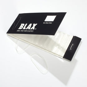 Blax CLEAR Hair Elastics 4mm, 8 ct