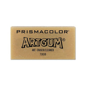 Prismacolor Artgum Block Eraser, 2 x 1/2 x 7/8 Inches, Tan, Pack of 12