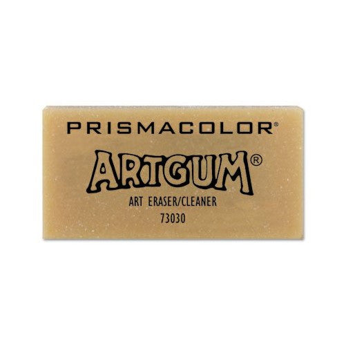 Prismacolor Artgum Block Eraser, 2 x 1/2 x 7/8 Inches, Tan, Pack of 12