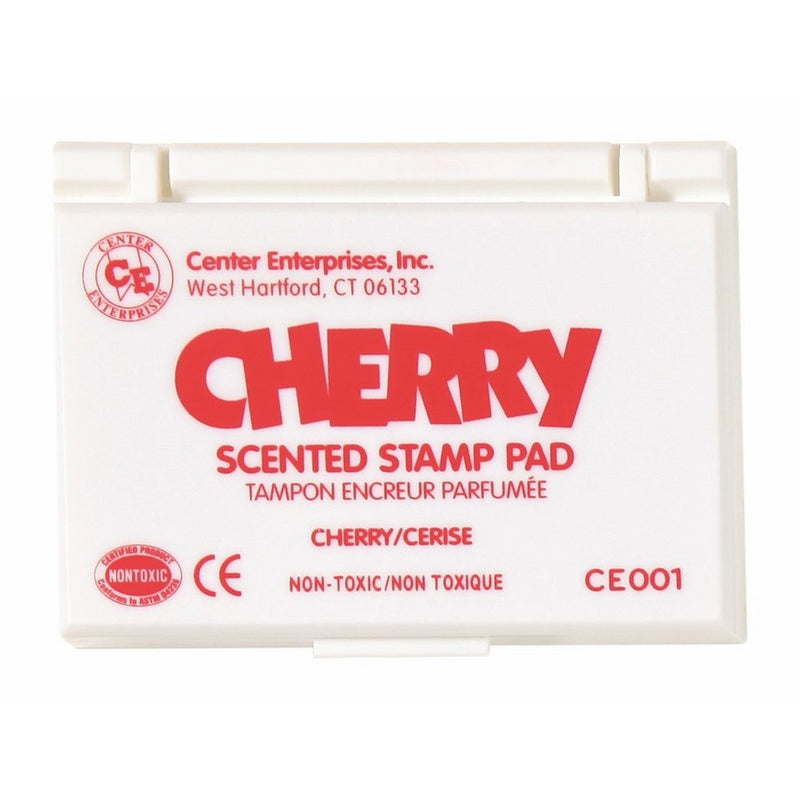 Center Enterprise CE001 Cherry Scented Stamp Pads, Red