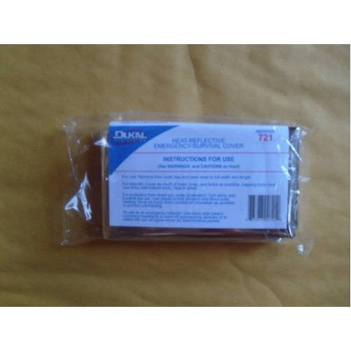 Heat Reflective Emergency Blanket / Survival blanket by Dukal
