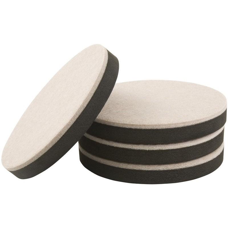 Reusable Heavy Furniture Movers for Hard Surfaces – Move Heavy Furniture Quickly and Easily with Furniture Sliders by SuperSliders, 5” Round (4 Pieces)
