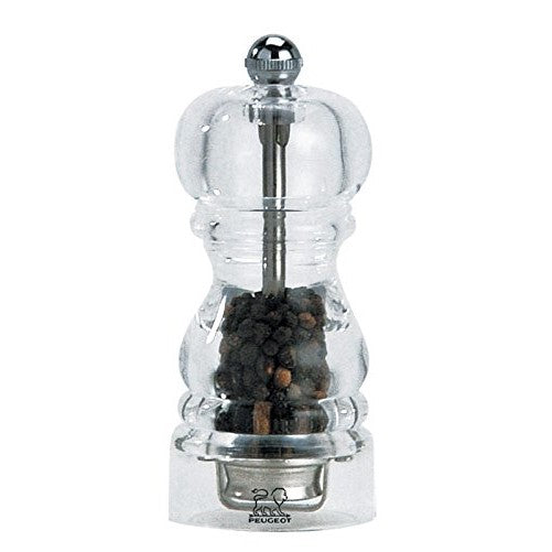 Peugeot 900812 Nancy 4.75 Inch Pepper Mill, Acrylic