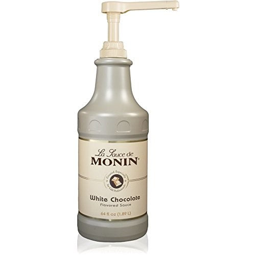 Monin White Chocolate Sauce 64 fl oz - Single Bottle