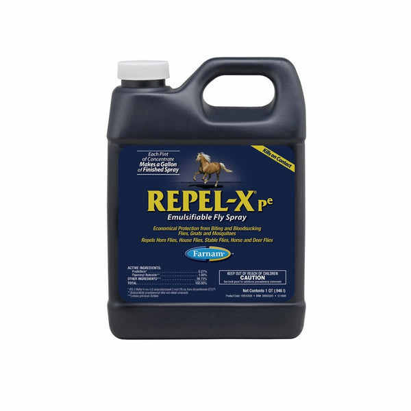 Farnam Repel-X pe Emulsafiable Fly Spray for Horses, 32 oz