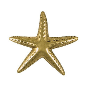 Starfish Door Knocker - Brass (Premium Size)