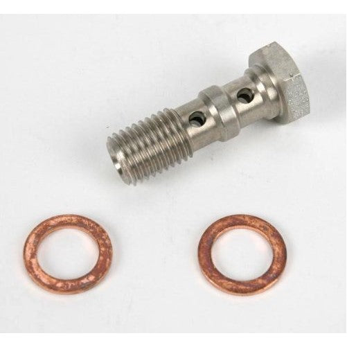 Goodridge Banjo Bolt Stainless DBL 10MM X 1.25 for Honda Kawasaki Suzuki Yamaha