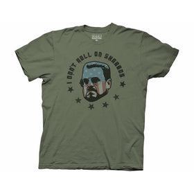 T-Shirt - The Big Lebowski - I Don't Roll on Shabbas,Military Green,S