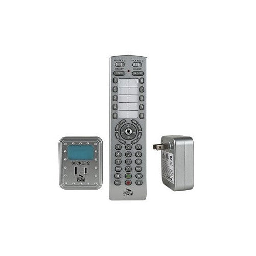 National TV Universal 10 in 1 Remote w/2 Outlet Controller