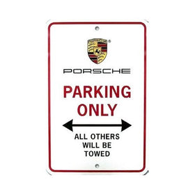 Porsche Parking Only Sign, Genuine Product