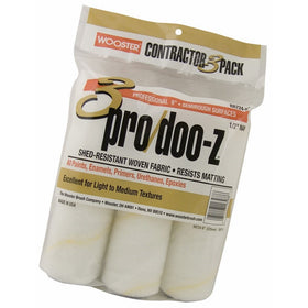Wooster Brush RR724-9 Pro/Doo-Z Roller Cover 3 Pack 1/2-Inch, 9-Inch