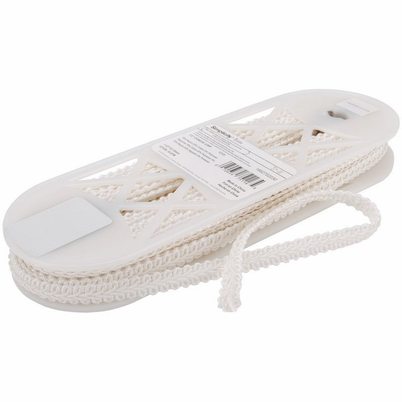 Wrights Chinese Gimp, 1/2-Inch, White