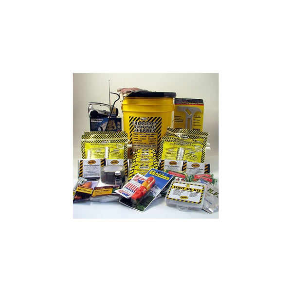 Earthquake Kit 4 Person Deluxe Home Honey Bucket Survival Emergency