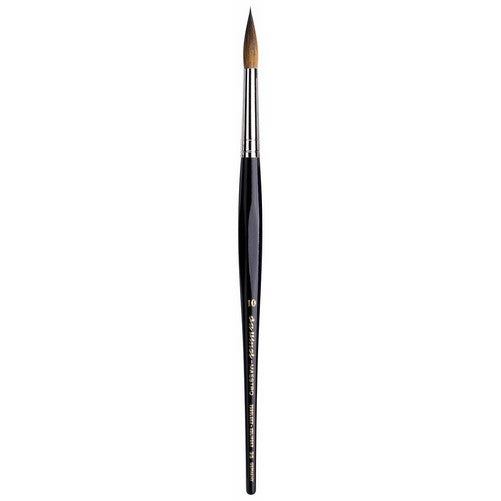 da Vinci Watercolor Series 35 Maestro Paint Brush, Round Long Taper Kolinsky Red Sable, Size 10 (35-10)