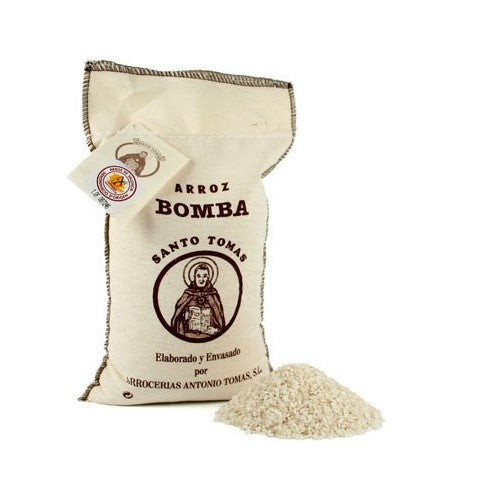 Santo Tomas Bomba Rice D.O. In Textile Bag - 2 kg.
